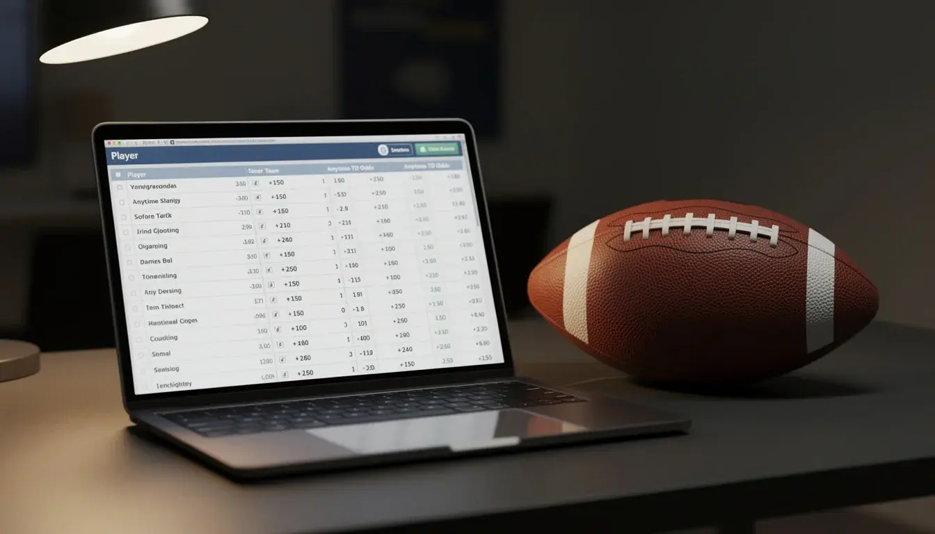 Comparing NFL touchdown scorer odds across formats and UK bookmakers